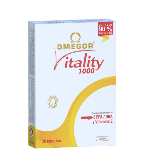 Omegor Vitality 1000 (30, 60 0 90 Cápsulas)