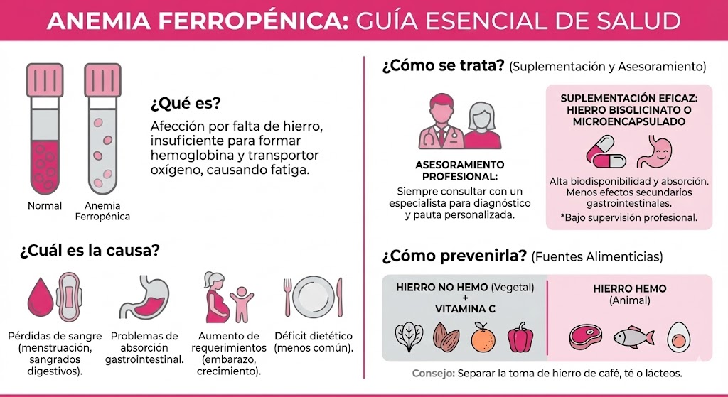 Consejo para la anemia Fe