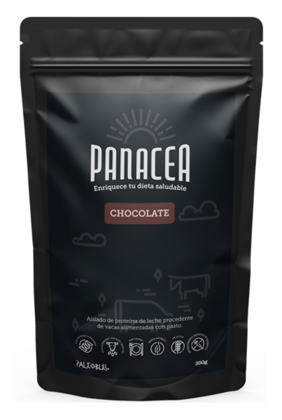 Panacea. Aislado de Proteína de Leche Sabor Chocolate (350 G y 750 G)