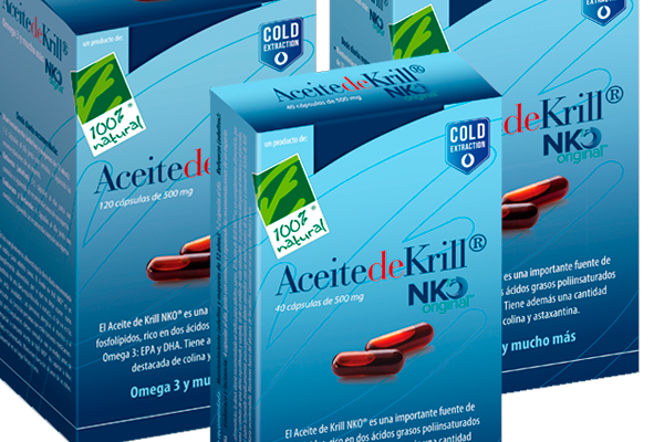 Aceite de Krill NKO (40, 80 y 120 Cápsulas)