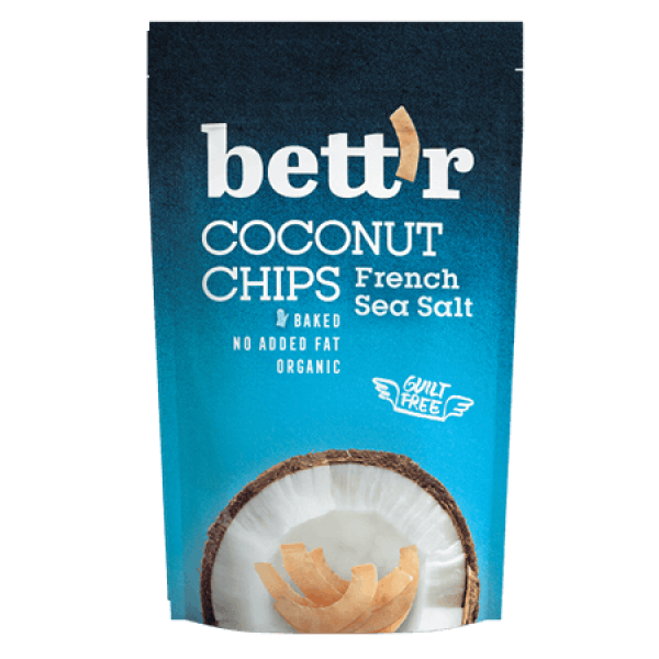Bett'r Chips de Coco con Sal Marina Eco (70 G)