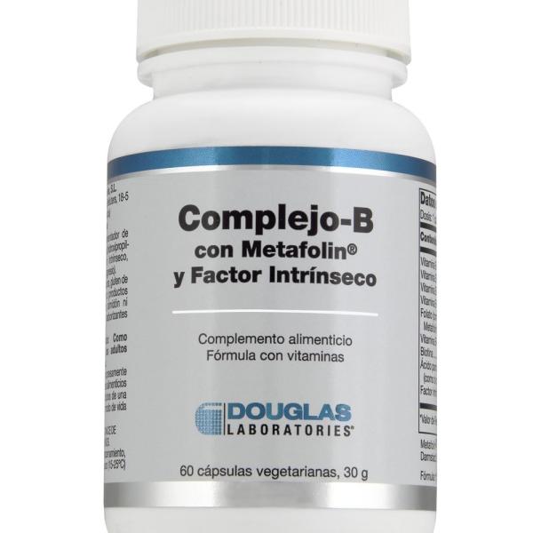 Complejo B con Metafolina y Factor Intrínseco (60 Cápsulas)